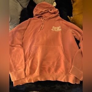 💕 LaLa Kent Send it to Darrel Salmon Oversized Hoodie
